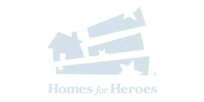 Homes for Heroes logo.